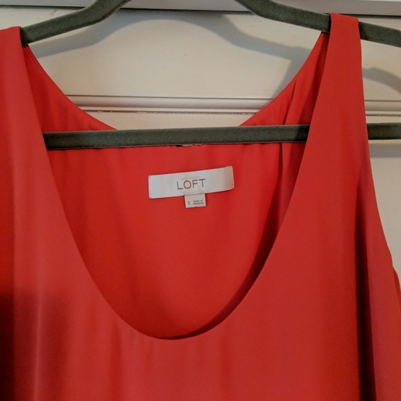 Red/Orangey Dress by LOFT - Picture 2 of 3